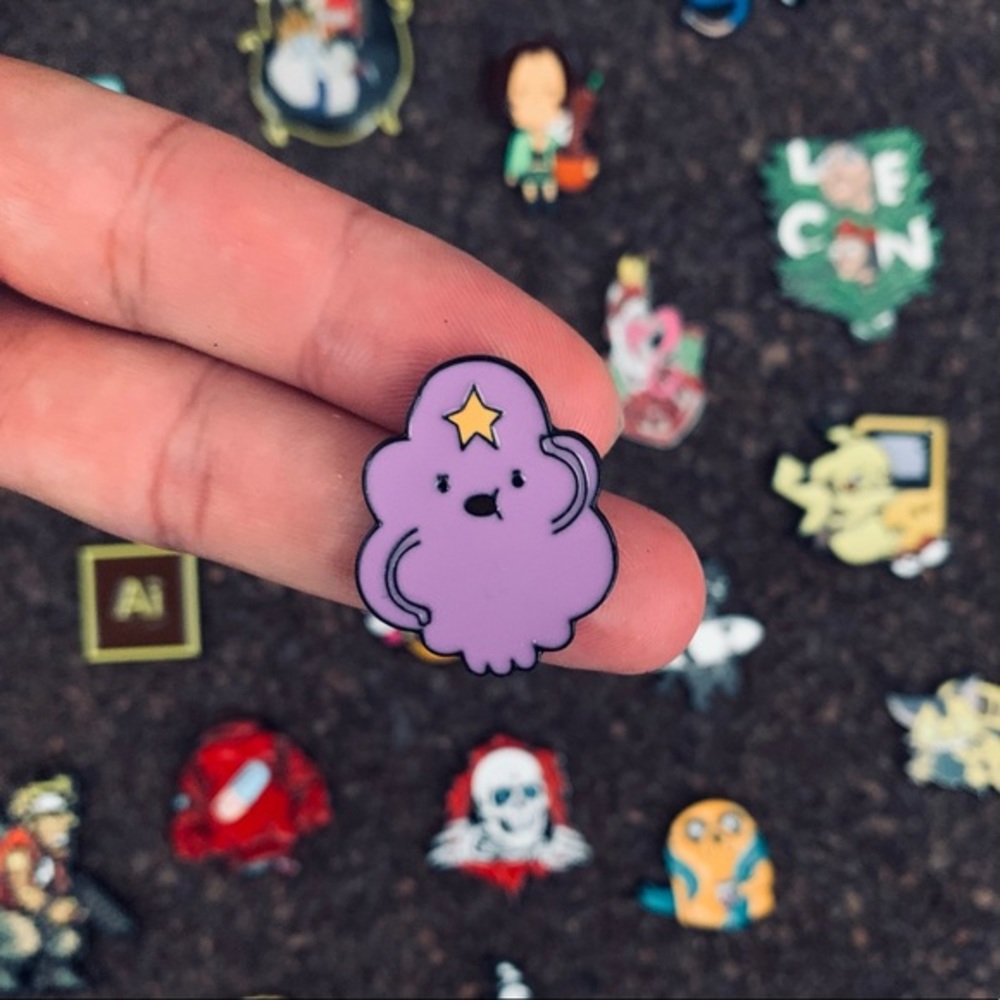 ADVENTURE TIME “LUMPY SPACE PRINCESS “ ENAMEL PIN